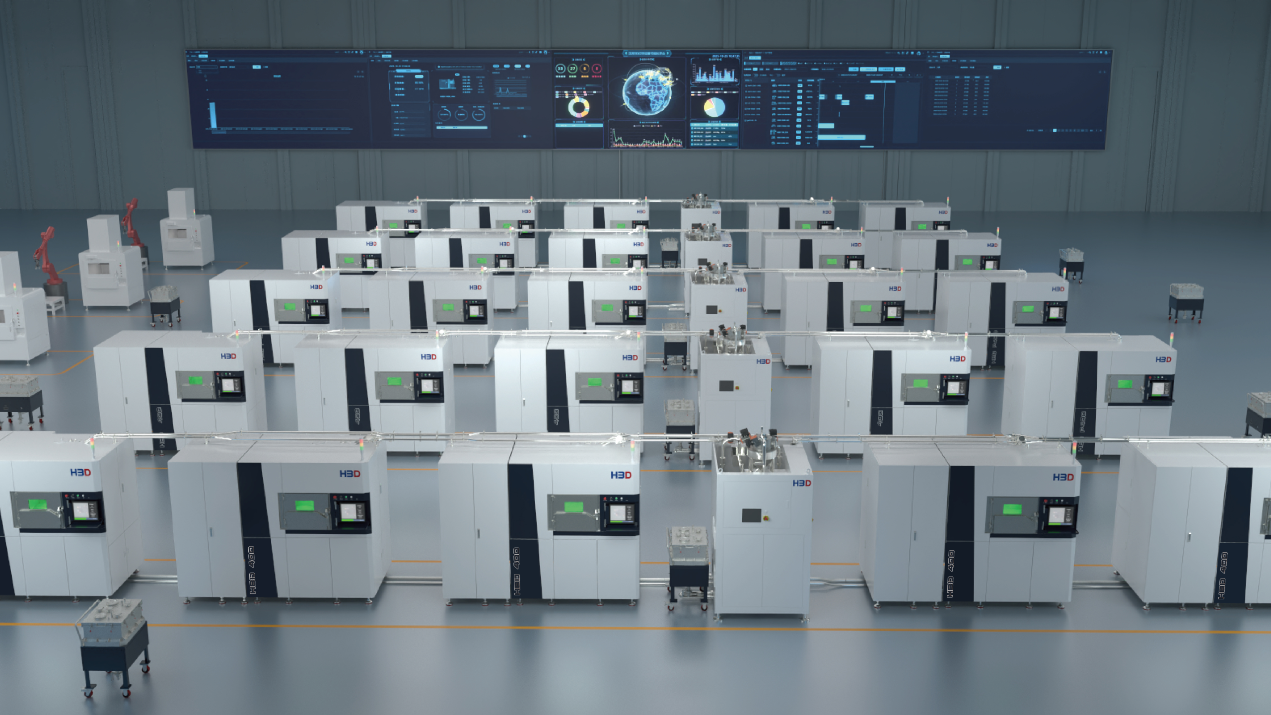 Centralized powder management system